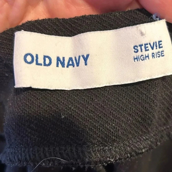 Old Navy Stevie High Rise Black Ponte Knit Wide Leg Cropped Pull-On Pants 2X - Picture 5 of 7